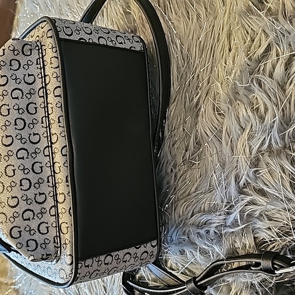 Guess Gray Monogram Backpack with Black Details - Picture 3 of 11